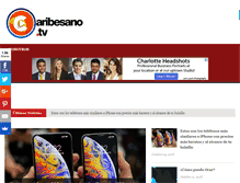 Tablet Screenshot of caribesano.tv